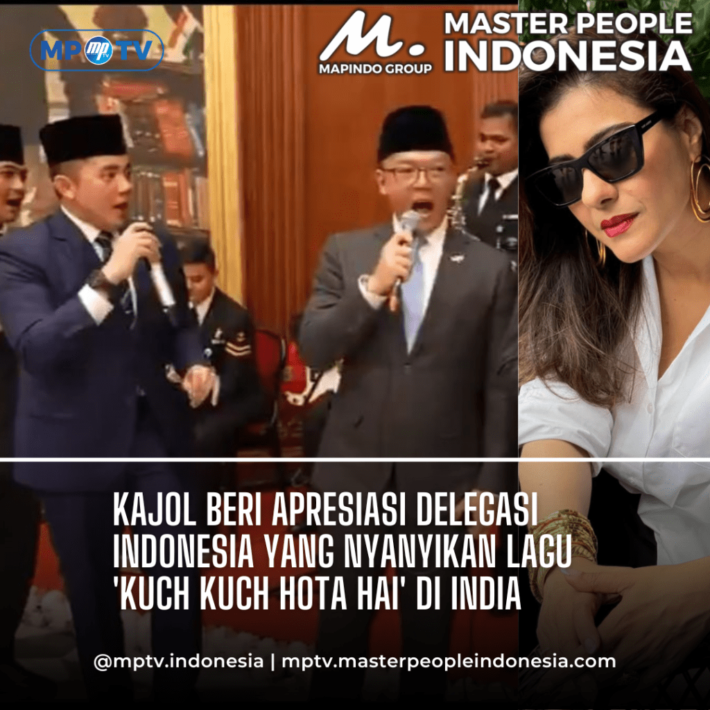 Kajol Beri Apresiasi Delegasi Indonesia yang Nyanyikan Lagu 'Kuch Kuch Hota Hai' di India