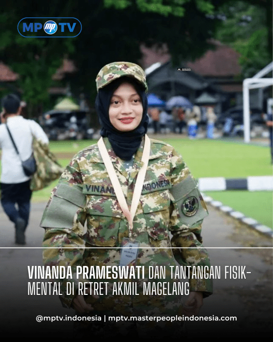 Wali Kota Kediri Vinanda Prameswati saat mengikuti kegiatan retret di Akademi Militer (Akmil) Magelang, Jawa Tengah, Jumat (21/2/2025). ANTARA/HO-Pemkot Kediri